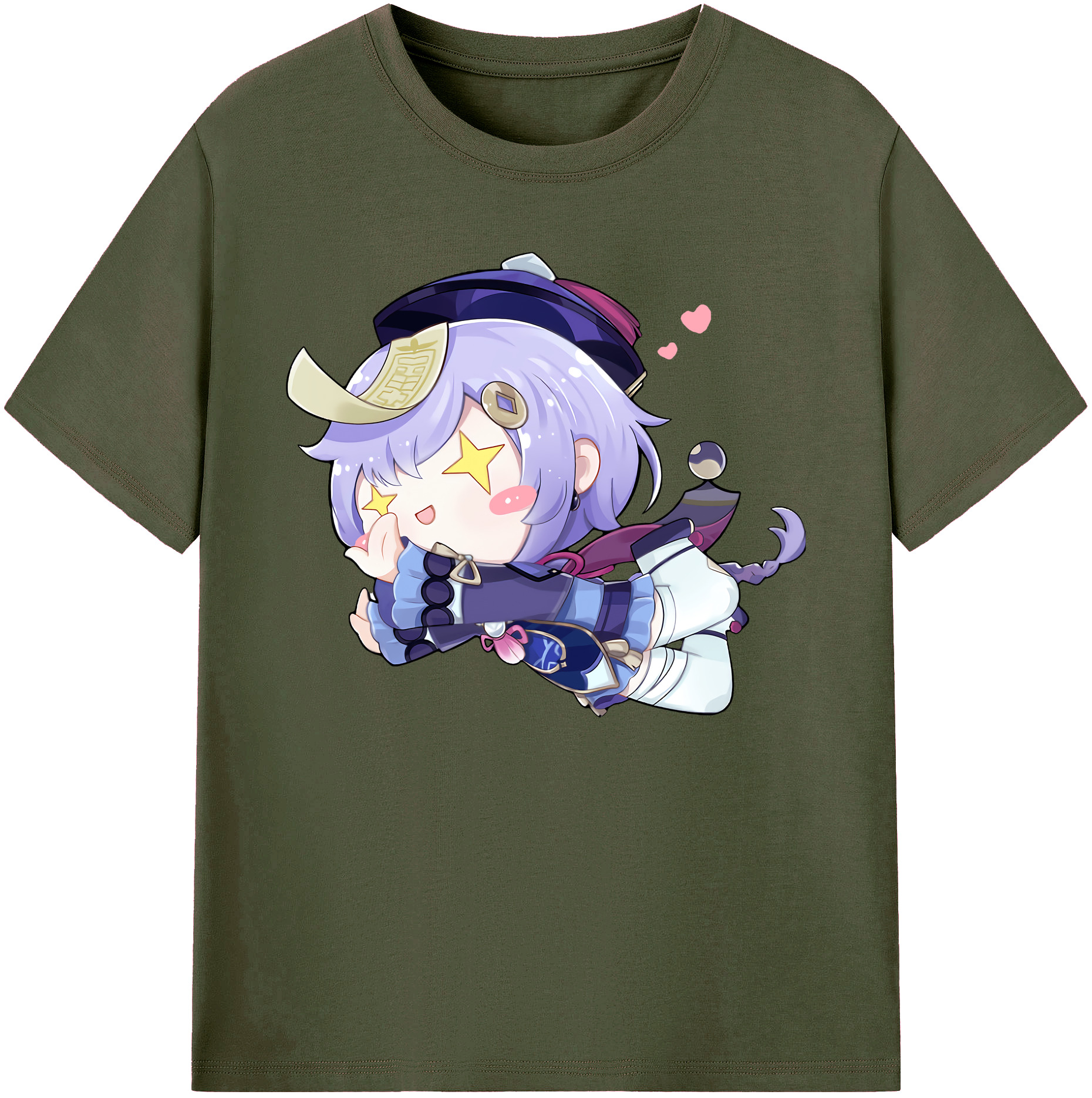げんし神 七七 なな  genshin Nana 綿100％ メンズ半袖Tシャツ｜肌触りやわらか＆通気性
